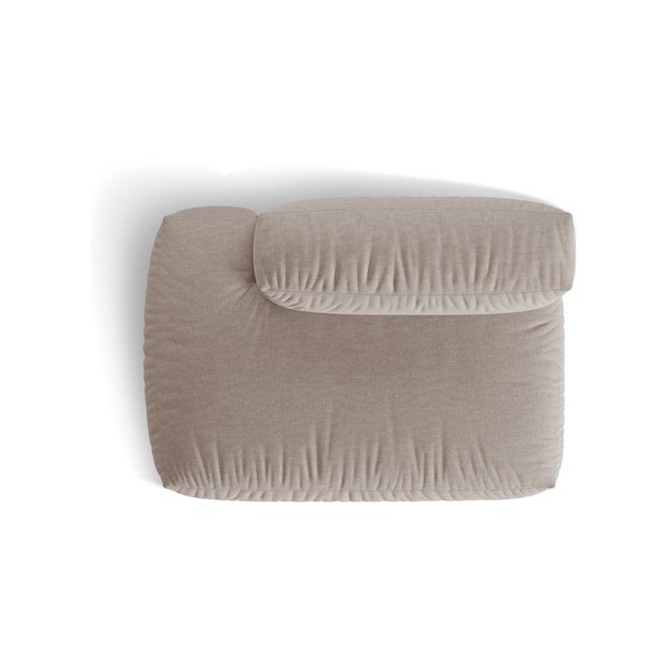 Béžový modul pohovky (levý roh) Martina – Micadoni Home-image-3