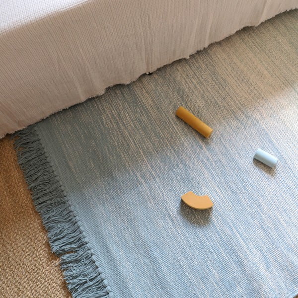 Zeleno-modrý pratelný koberec 100x150 cm Kirthy – Nattiot-image-1