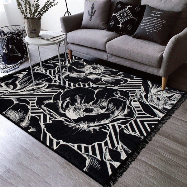 Oboustranný pratelný koberec Kate Louise Doube Sided Rug Blackrose, 140 x 215 cm-image-4