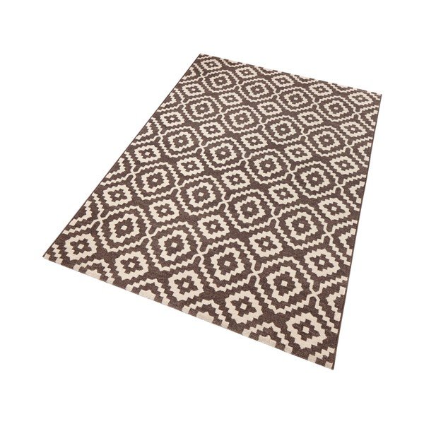 Hnědý koberec Mint Rugs Diamond Ornamental, 80 x 150 cm-image-3