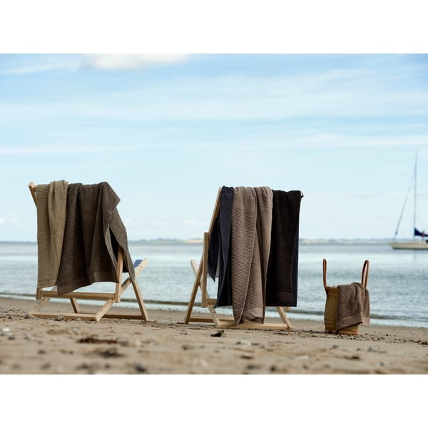 Tmavě modrá osuška Zone Classic, 70 x 140 cm-image-3