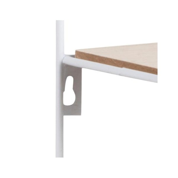 Bílá patrová police z masivu pavlovnie Darkenberg - Actona-image-4