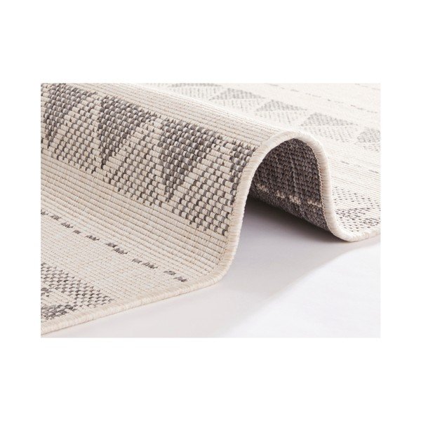 Šedo-krémový venkovní koberec NORTHRUGS Bahamas, 80 x 350 cm-image-3