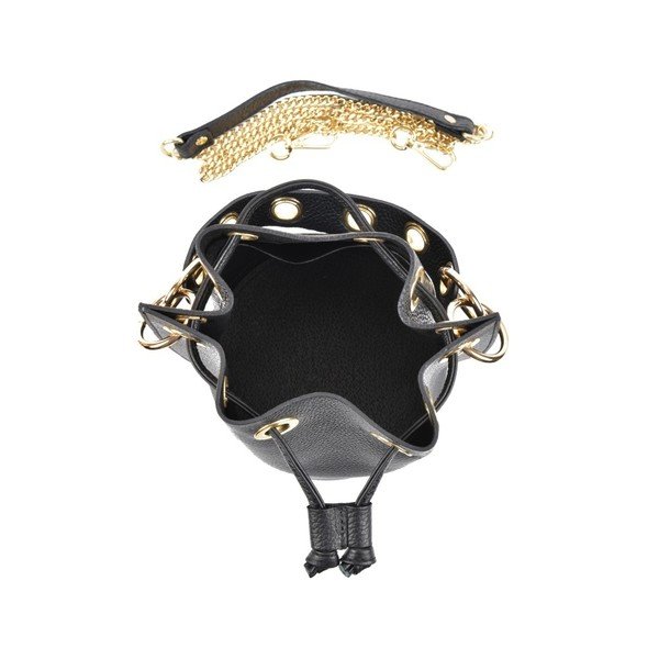 Černá kožená kabelka Roberta M Callisto Nero-image-2