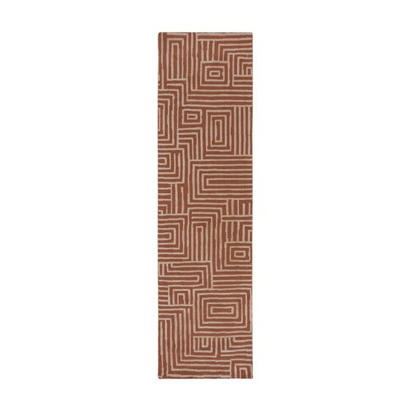 Běhoun v terakotové barvě 80x300 cm Kylo – Flair Rugs