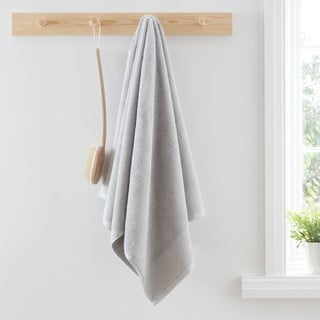 Šedá froté osuška z egyptské bavlny 90x140 cm Egyptian Cotton – Bianca