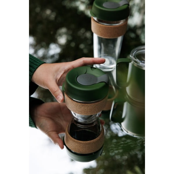 Zelený cestovní hrnek 454 ml Brew Cork Pine L – KeepCup-image-2