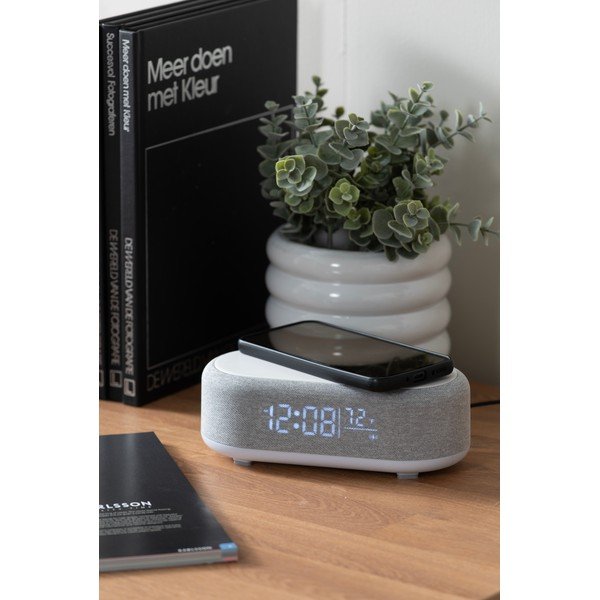 Digitální budík s bezdrátovou nabíječkou Vogue – Karlsson-image-1