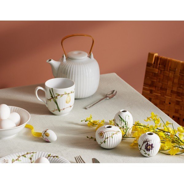 Sada 3 miniaturních porcelánových váz Kähler Design Hammershøi Spring-image-1