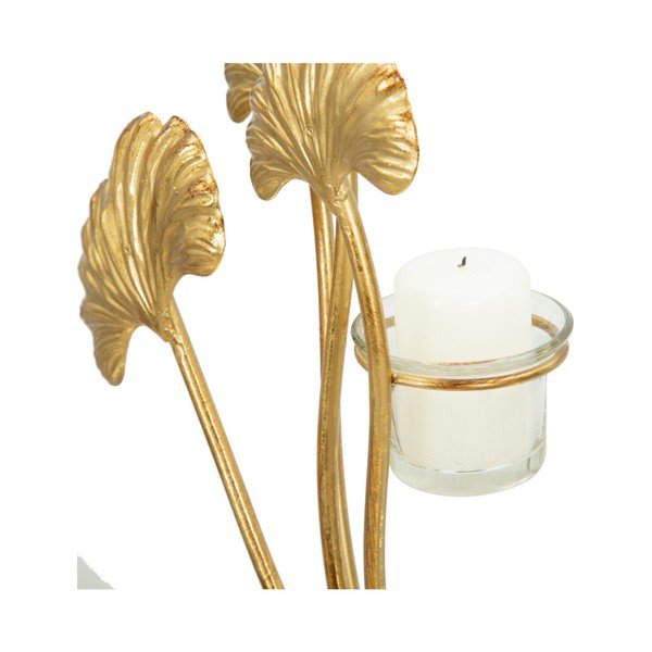 Železný svícen ve zlaté barvě Mauro Ferretti Iris-image-3