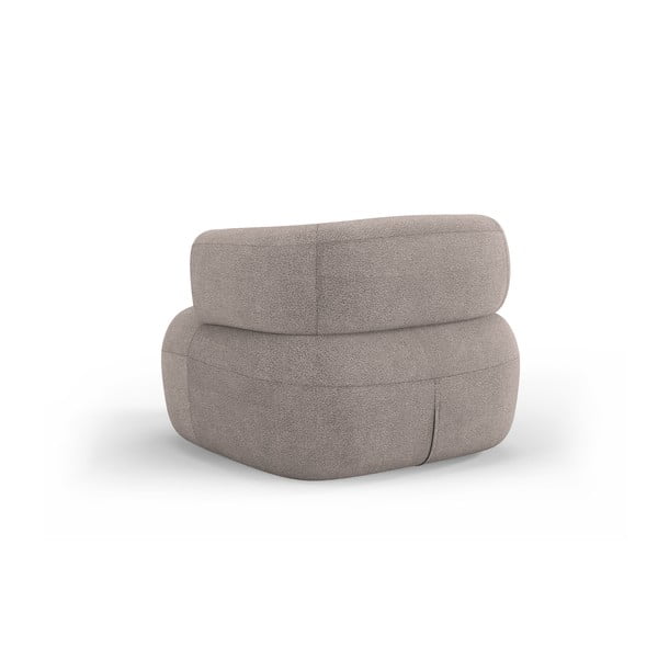 Béžové křeslo z textilie bouclé Jenny – Micadoni Home-image-3