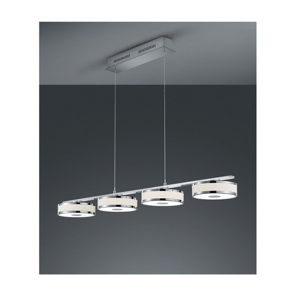 Závěsné LED svítidlo Trio Agento ve stříbrné barvě, délka 1,15 m-image-1