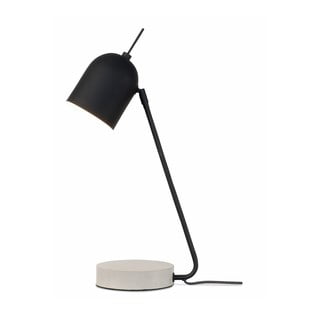 Černá stolní lampa s betonovým podstavcem Citylights Madrid