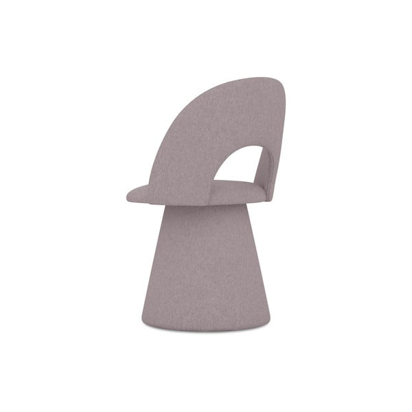 Čalouněné jídelní křeslo v levandulové barvě Kalo – Makamii-image-4