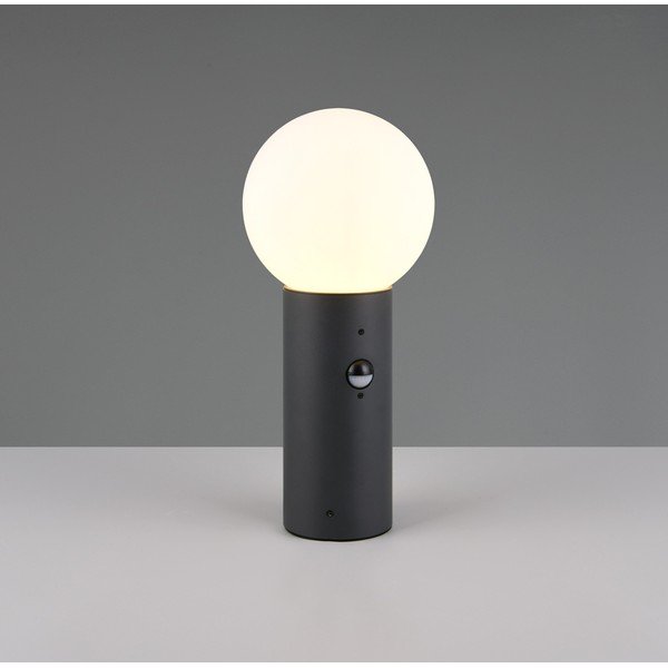 Sloupové venkovní svítidlo se senzorem pohybu ø 18 cm Mures – Trio-image-1