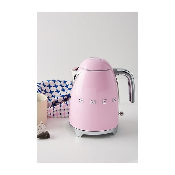 Růžová rychlovarná konvice SMEG-image-4
