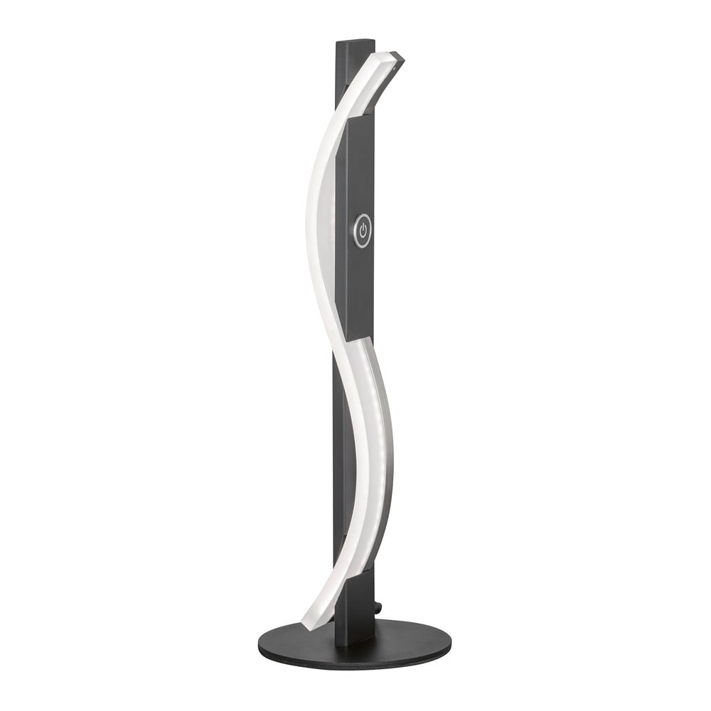 Černá kovová LED stmívatelná stolní lampa (výška 40,5 cm) Bridge – Fischer & Honsel