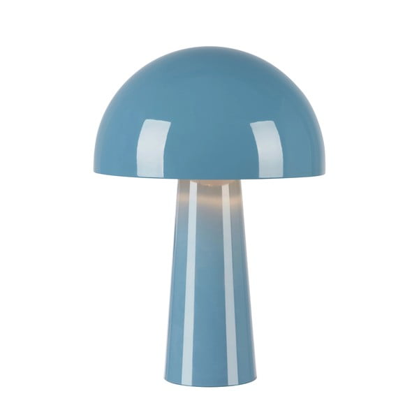 Modrá stolní lampa s kovovým stínidlem (výška 36 cm) Mantar – Markslöjd