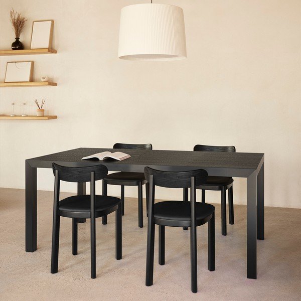 Jídelní stůl s deskou z dubového dřeva 75x180 cm Alma – Teulat-image-1