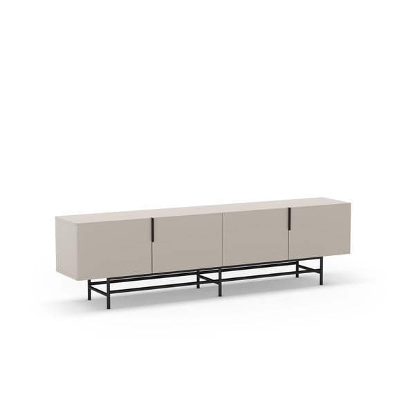Krémový TV stolek 200x54,5 cm Eldia – Marckeric-image-4