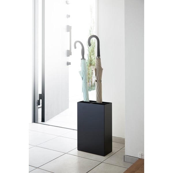 Černý kovový stojan na deštníky Yamazaki Smart-image-3