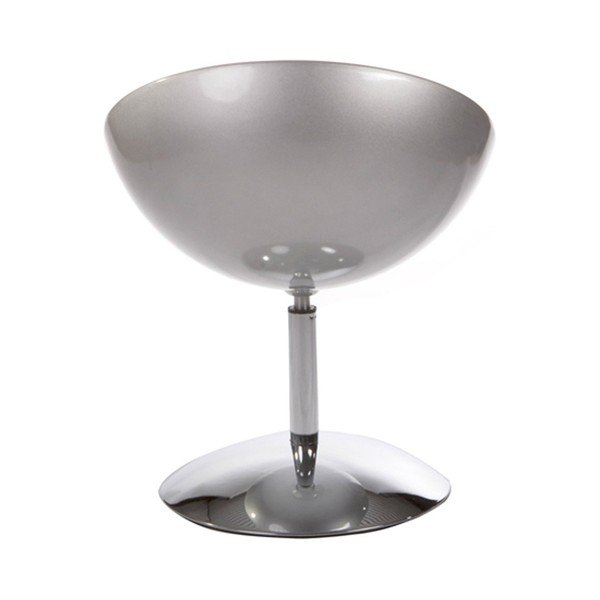 Stříbrné otočné křeslo Kokoon Design Bowl-image-3