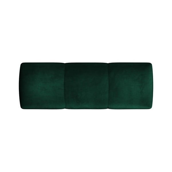 Zelená sametová opěrka k modulární pohovce Rome Velvet - Cosmopolitan Design-image-2