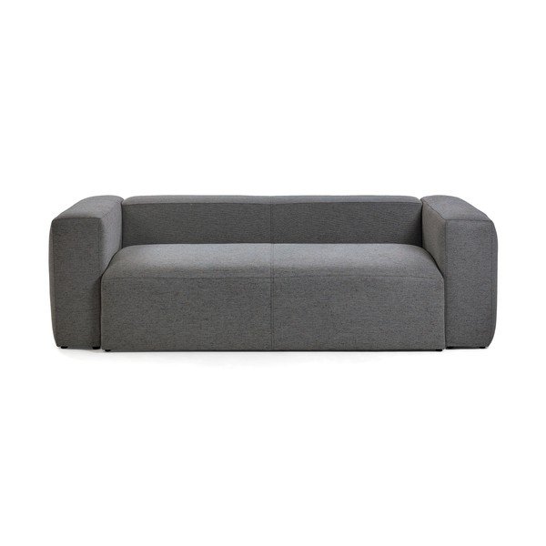 Tmavě šedá pohovka Kave Home Blok-image-2