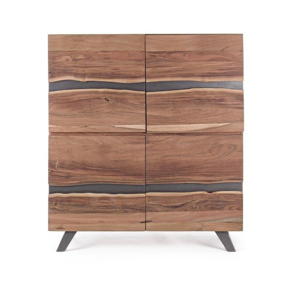 Komoda z akáciového dřeva Bizzotto Aron, šířka 118 cm-image-1