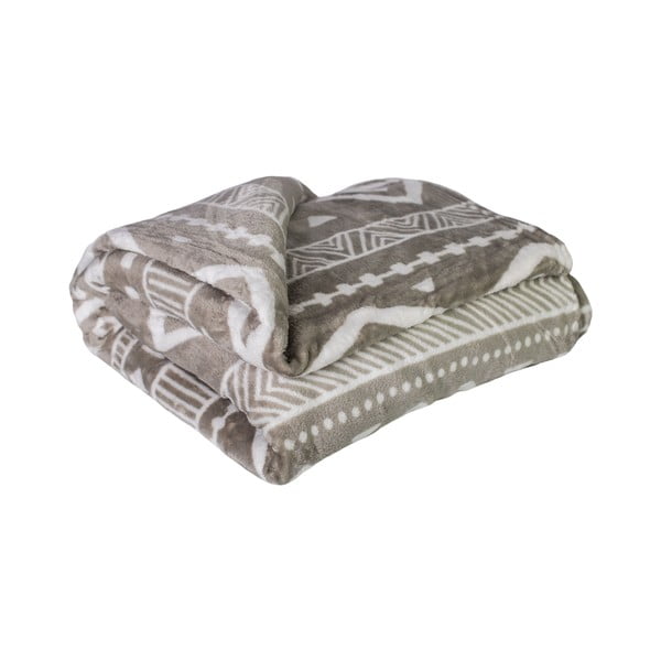 Šedá deka z mikroplyše 200x150 cm Maya - My House-image-1