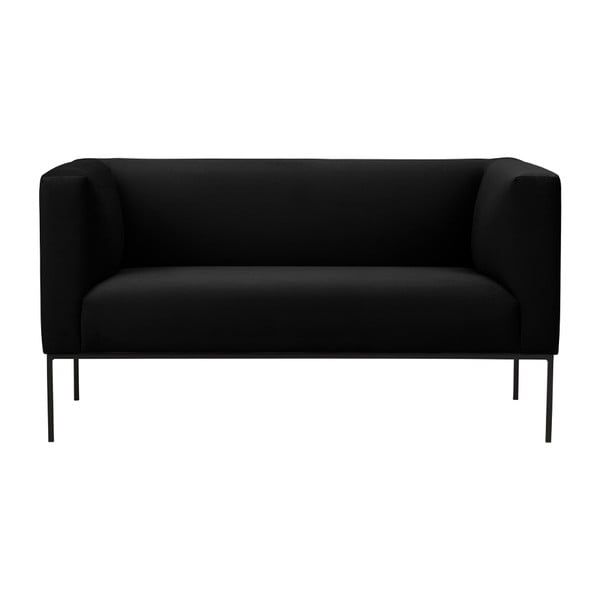 Černá pohovka Windsor & Co Sofas Neptune, 145 cm