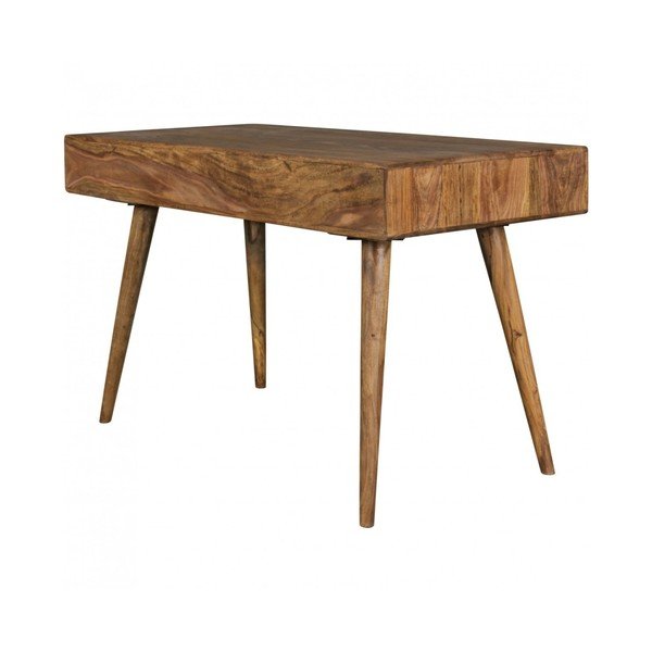 Pracovní stůl z masivního sheeshamového dřeva Skyport REPA, 117 x 60 cm-image-1