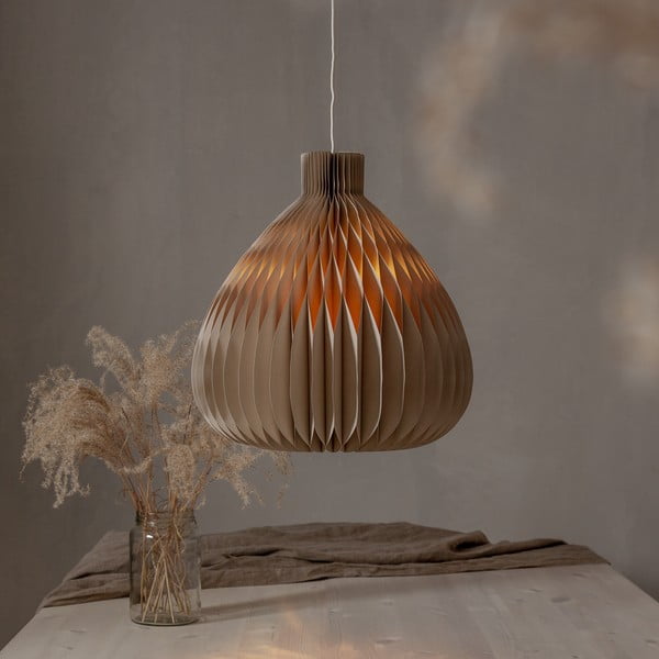 Světle hnědé stínidlo ø 38 cm Honeycomb – Star Trading-image-1