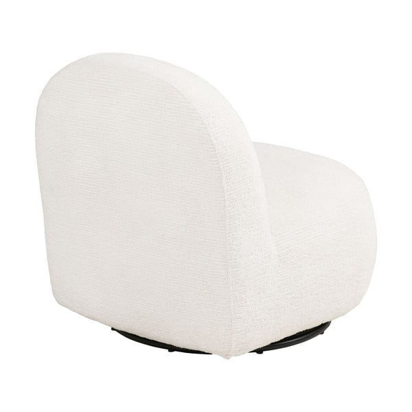 Krémové otočné křeslo Milo – House Nordic-image-4