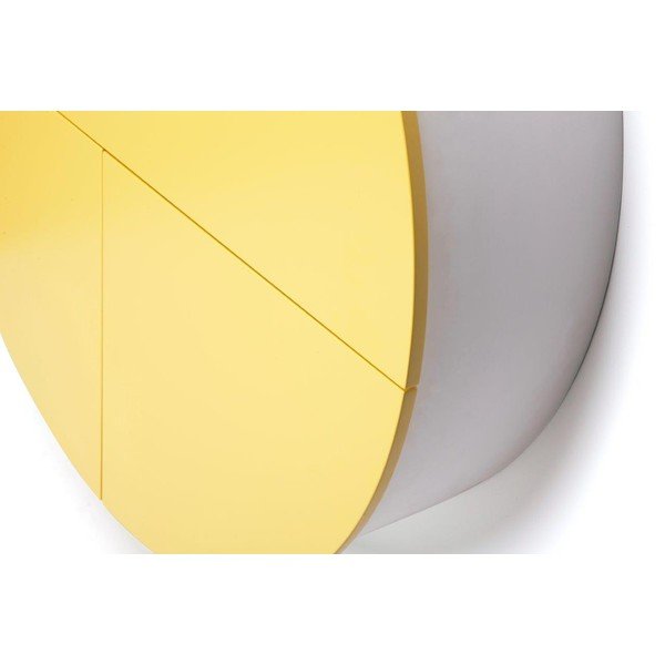 Žlutobílý multifunkční nástěnný stůl EMKO Pill-image-1