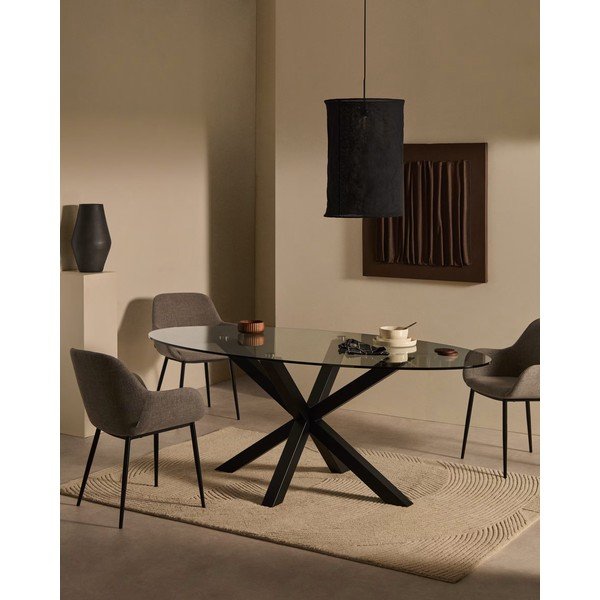 Černé stínidlo ø 40 cm Mariela – Kave Home-image-2