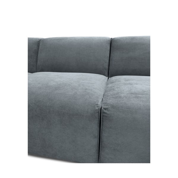 Šedá manšestrová rohová pohovka (levý roh) Sting – Scandic-image-4