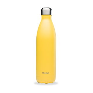 Žlutá cestovní nerezová lahev 750 ml Pop - Qwetch