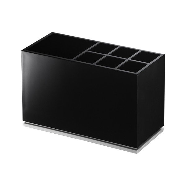 Černý plastový stojan na zubní kartáčky Mist – YAMAZAKI