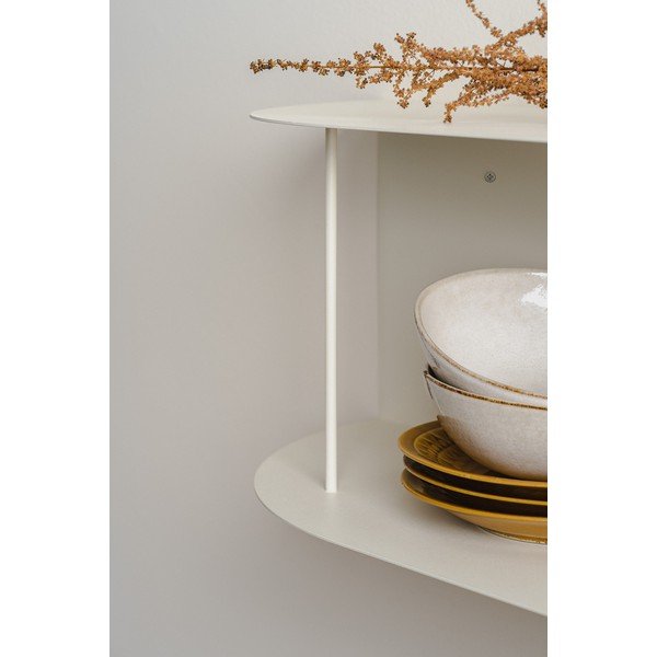 Černá patrová kovová police 80 cm Lina – noo.ma-image-3