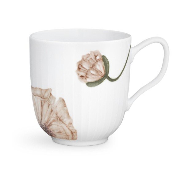 Bílý porcelánový hrnek Kähler Design Hammershøi Poppy, 330 ml