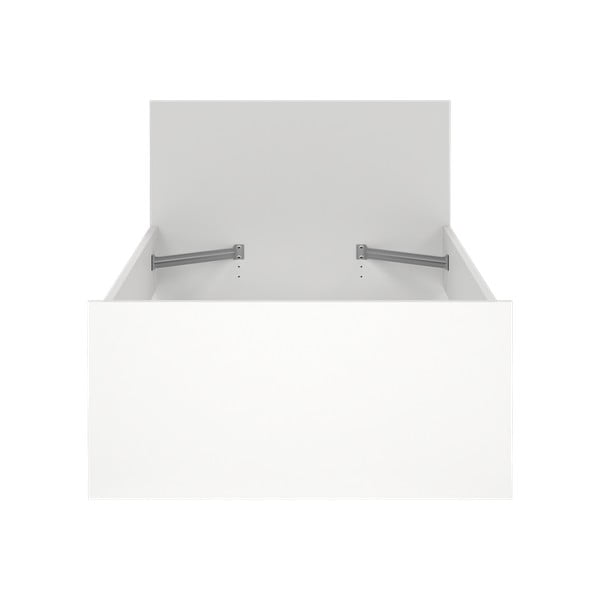 Bílá jednolůžková postel 90x190 cm Naia – Tvilum-image-2