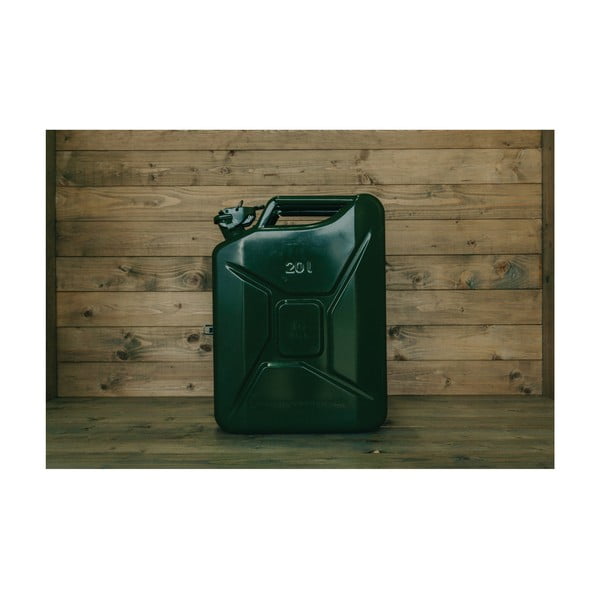 Set zeleného baru ve tvaru kanystru a 2 sklenic Designed By Man-image-3