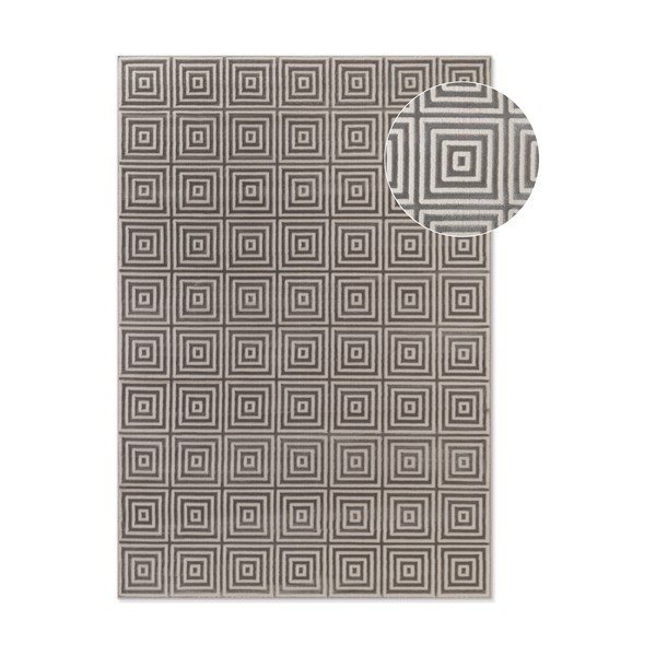 Šedý koberec 160x235 cm Perles Tourmaline – Elle Decoration