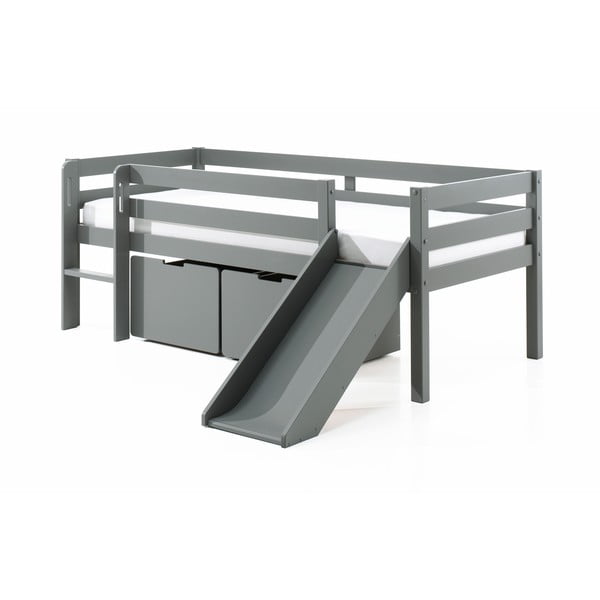 Šedé šuplíky pod dětskou postel 2 ks Pino – Vipack-image-1