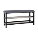 Šedý botník s lavicí Padova – House Nordic