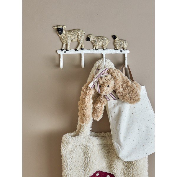 Bílý kovový dětský věšák Dolly – Bloomingville Mini-image-3