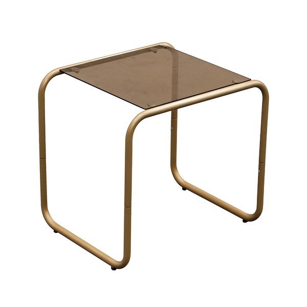 Odkládací stolek se skleněnou deskou 40x50 cm Ventana – Leitmotiv