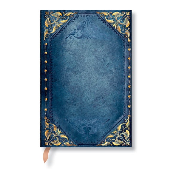 Linkovaný zápisník s tvrdou vazbou Paperblanks Peacock Punk, 9,5 x 14 cm