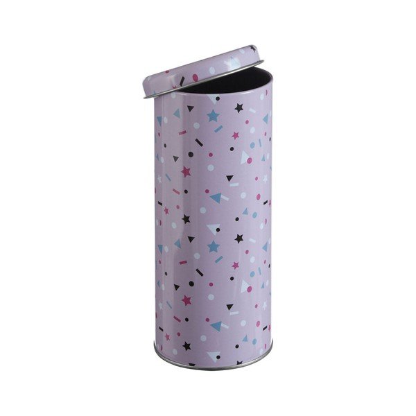 Kulatá cínová dóza Premier Housewares Stellar, Ø 8 x 18 cm-image-2